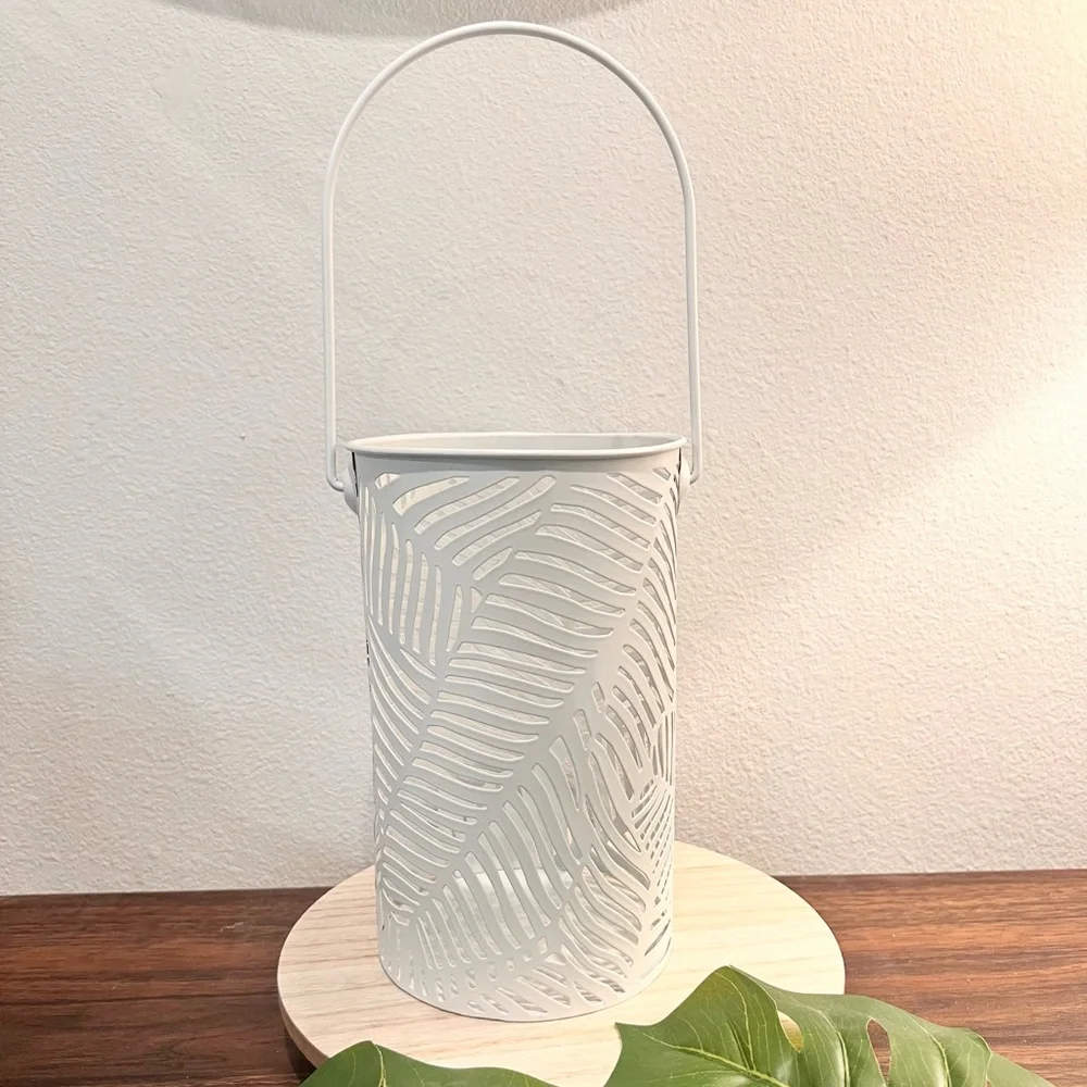 Target Tall White Metal Palm Lantern